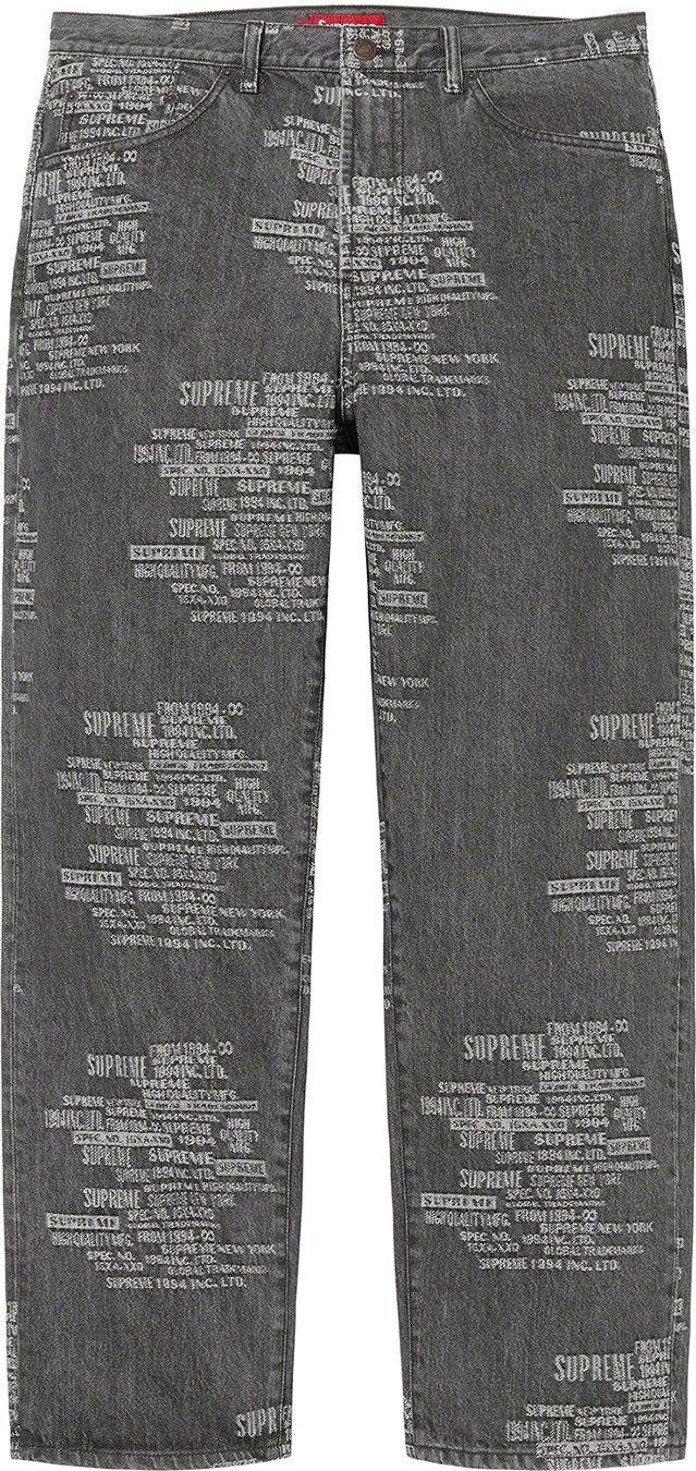 Trademark Jacquard Baggy Jean view 11